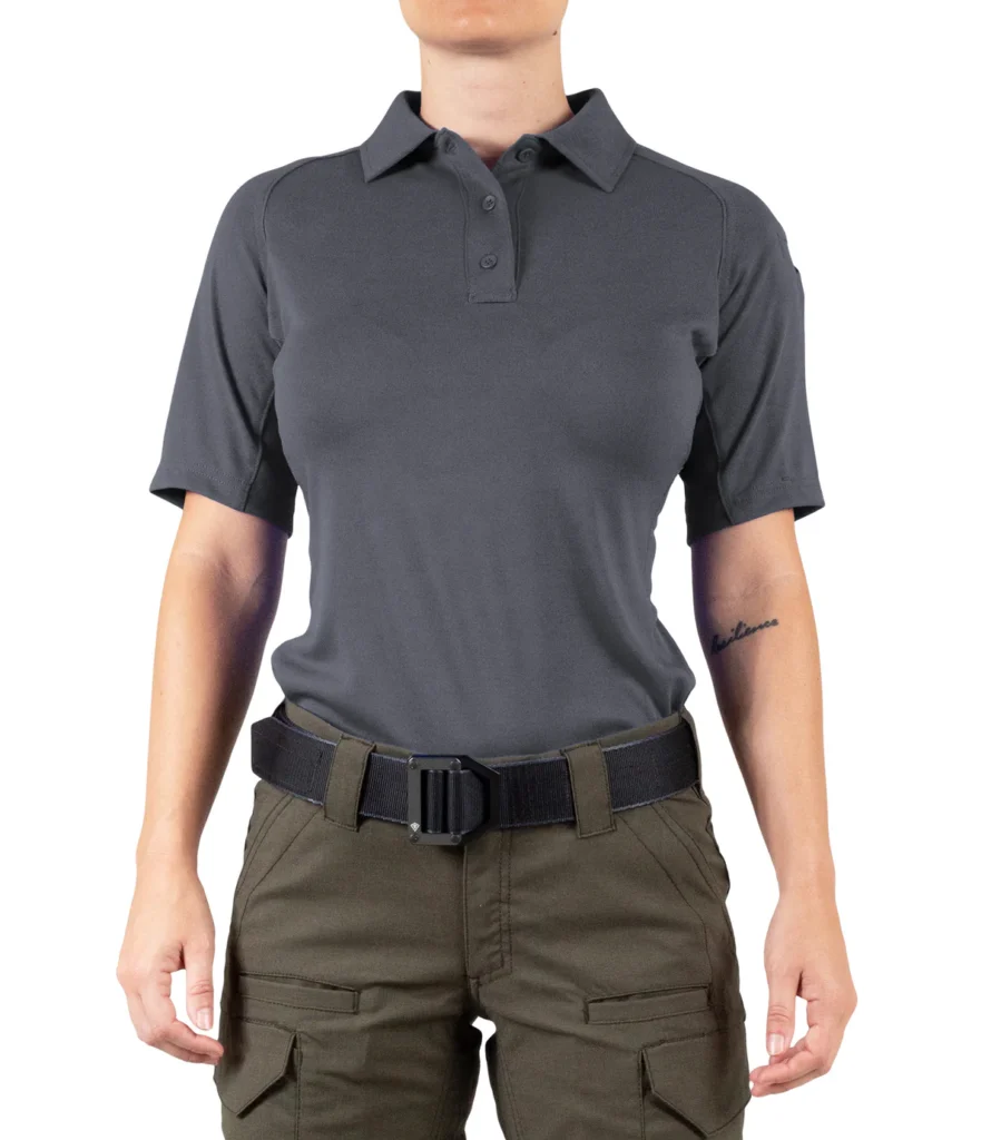 women’s performance short sleeve polo